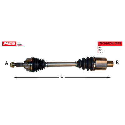 Dacia Duster Ön Sağ Aks 4x4 - 391009882R Dacia Duster Ön Sağ Aks 4x4 - 391009882R