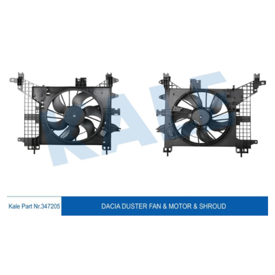 Dacia Duster Radyatör Fan Motoru Komple (Motor+Pervane+Şase) - 214814567R Dacia Duster Radyatör Fan Motoru Komple (Motor+Pervane+Şase) - 214814567R