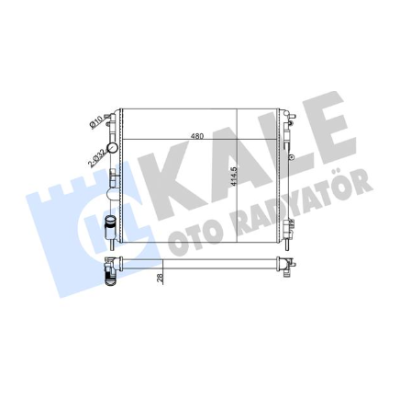 Renault - Dacia Motor Su Radyatörü 7700428082