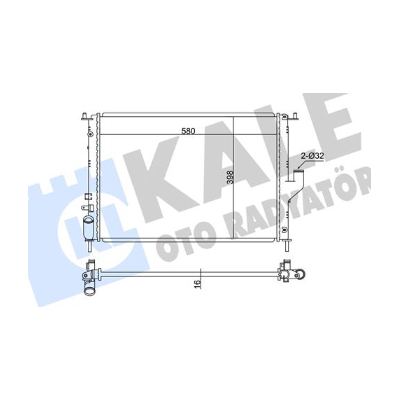 Dacia Sandero - Logan Su Radyatörü | 8200735039 Dacia Sandero - Logan Su Radyatörü | 8200735039