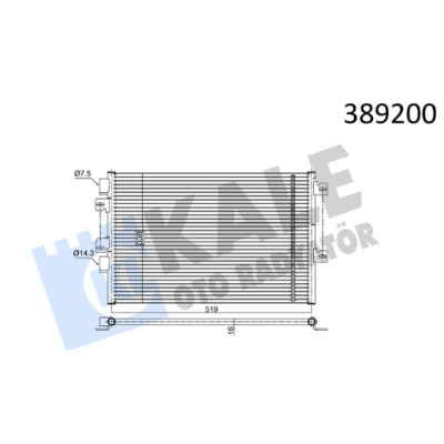 KLİMA RADYATÖRÜ | KANGOO 389200 KLİMA RADYATÖRÜ | KANGOO 389200