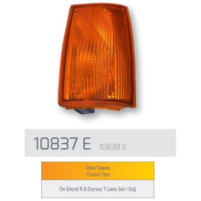 Renault R9 Sol Sinyal Lambası (Sarı) - 7700682926 Renault R9 Sol Sinyal Lambası (Sarı) - 7700682926