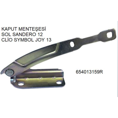 Renault Clio Symbol Motor Kaput Menteşesi Sol - 654013159R Renault Clio Symbol Motor Kaput Menteşesi Sol - 654013159R
