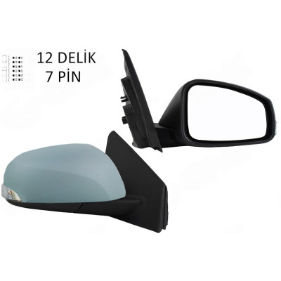 Renault Megane III / Fluence Sağ Elektrikli Dış Dikiz Aynası (Sinyalli) – 963012395R