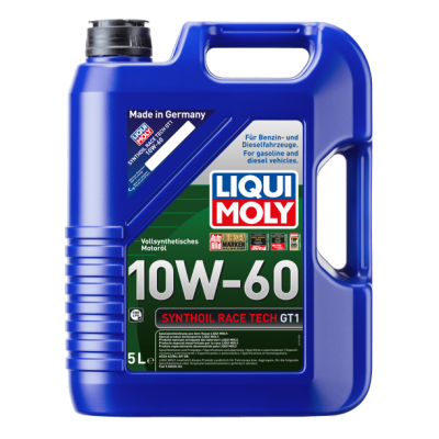LIQUI MOLY 10W60 Motor Yağı Synthoil Race Tech GT1 5 Litre