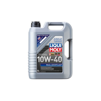 LIQUI MOLY 10W40 Motor Yağı Kısmi Sentetik MoS2'li LEICHTLAUF 5 Litre (2184)